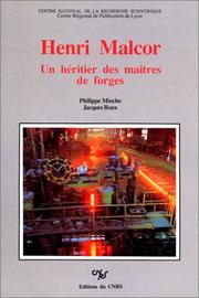 Cover of: Henri Malcor, un héritier des maîtres de forges by Philippe Mioche