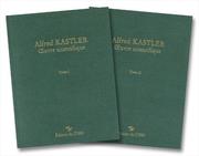 Cover of: Œuvre scientifique by Alfred Kastler