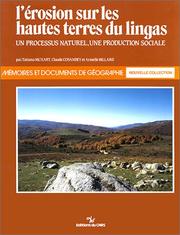 Cover of: L' érosion sur les hautes terres du Lingas by Tatiana Muxart