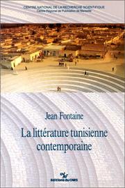 Cover of: La littérature tunisienne contemporaine by Jean Fontaine