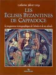Cover of: Les églises byzantines de Cappadoce by Catherine Jolivet-Lévy