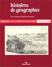 Cover of: Histoires de géographes