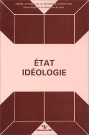 Cover of: Etat, idéologie