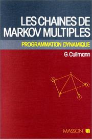 Cover of: Les chaînes de Markov multiples: programmation dynamique