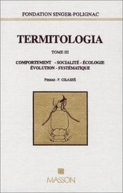 Termitologia by Pierre Paul Grassé