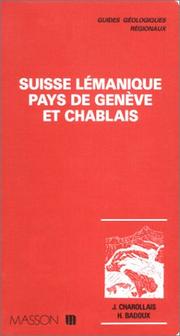 Suisse lémanique, pays de Genève et Chablais by J. Charollais