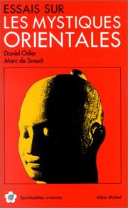 Cover of: Essais sur les mystiques orientales by Daniel Odier