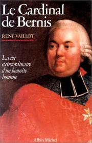 Cover of: Le cardinal de Bernis by René Vaillot