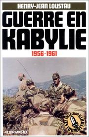 Cover of: Guerre en Kabylie by Henry-Jean Loustau