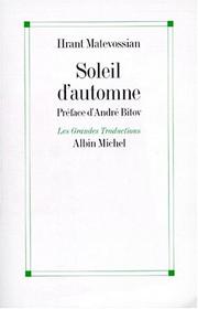 Cover of: Soleil d'automne