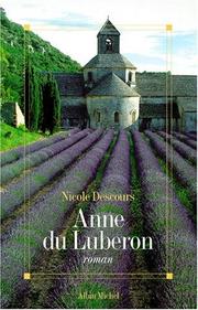 Cover of: Anne du Luberon: roman