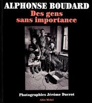 Cover of: Des gens sans importance