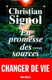 Cover of: La promesse des sources: roman