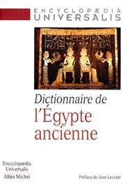 Cover of: Dictionnaire de l'Egypte ancienne