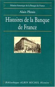 Cover of: Histoires de la Banque de France