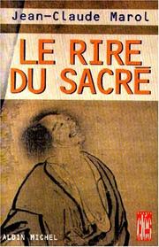 Cover of: Le rire du sacré by Jean-Claude Marol