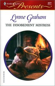 Cover of: The Disobedient Mistress  (Sister Brides)
