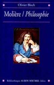 Cover of: Molière, philosophie