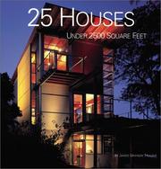 Cover of: 25 Houses Under 2,500 Square Feet