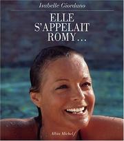 Cover of: Elle s'appelait Romy--
