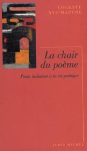 La chair du poème by Colette Nys-Mazure