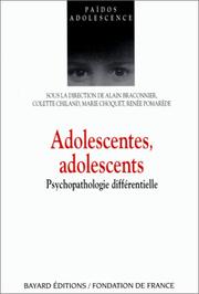 Cover of: Adolescentes, adolescents: psychologie différentielle