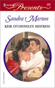 Cover of: Keir O'Connell's Mistress by Sandra Marton