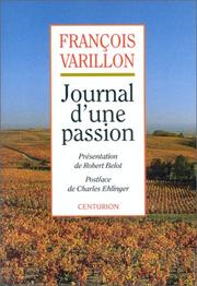 Cover of: Journal d'une passion