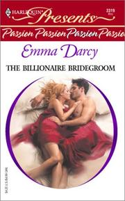 The Billionaire Bridegroom by Emma Darcy