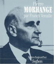 Cover of: Pierre Morhange by Franck Venaille