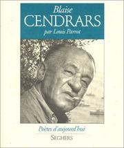 Cover of: Blaise Cendrars by Louis Parrot