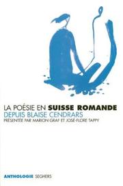 Cover of: La poésie en Suisse romande depuis Blaise Cendrars