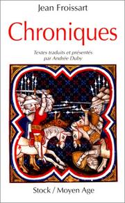Cover of: Chroniques by Jean Froissart
