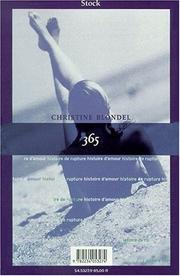 Cover of: 365 by Christine Blondel