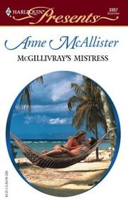 Cover of: McGillivray's mistress by Anne McAllister