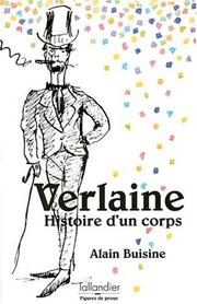 Cover of: Paul Verlaine: histoire d'un corps