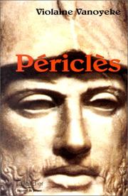 Cover of: Périclès by Violaine Vanoyeke