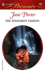 Cover of: The Spaniard's Passion