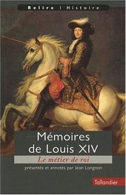 Cover of: Mémoires de Louis XIV