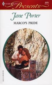 Cover of: Marco's Pride (Harlequin Presents) by Jane Porter