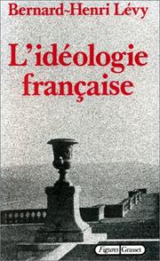 Cover of: L'idéologie française