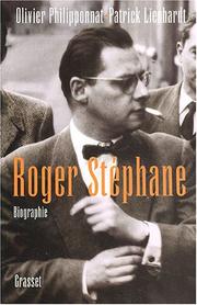 Cover of: Roger Stéphane: enquête sur l'aventurier