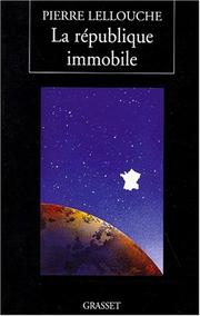 Cover of: La République immobile