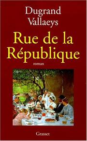 Cover of: Rue de la République: roman
