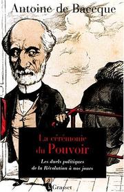 Cover of La cérémonie du pouvoir