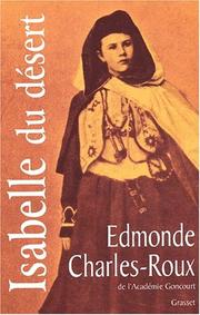 Cover of: Isabelle du désert by Edmonde Charles-Roux