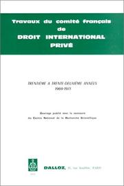 Cover of: Droit pénal général et procédure pénale