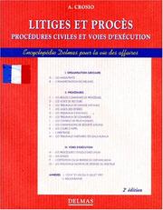 Cover of: Procédure civile (droit judiciaire privé)