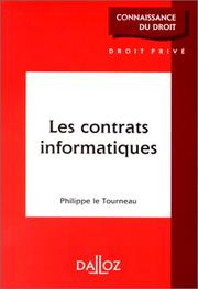 Les contrats informatiques by Philippe Le Tourneau