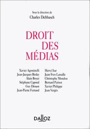 Cover of: Droit des médias